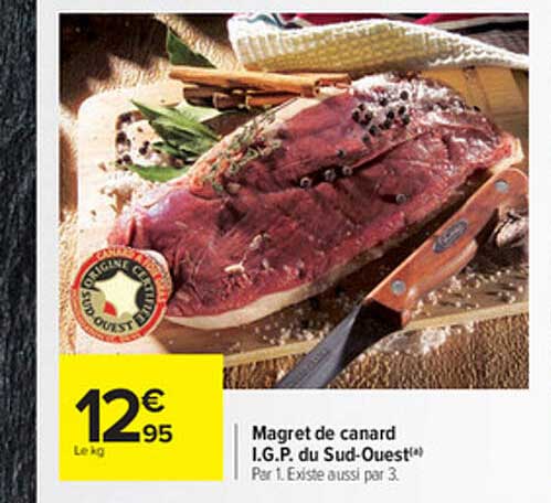 magret de canard i.g.p. du sud-ouest