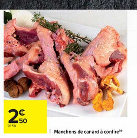 manchons de canard à confire