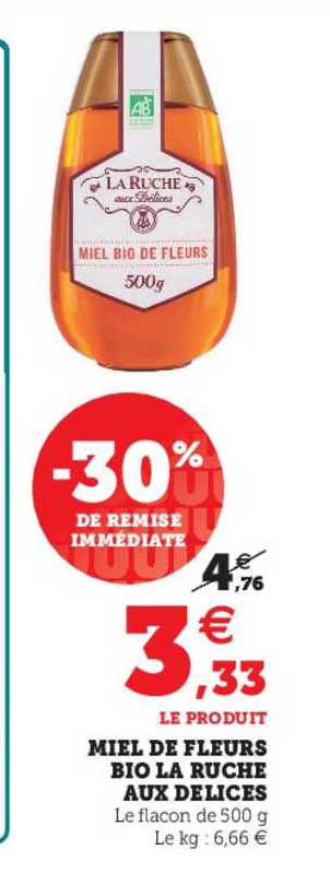 miel de fleurs bio la ruche aux délices