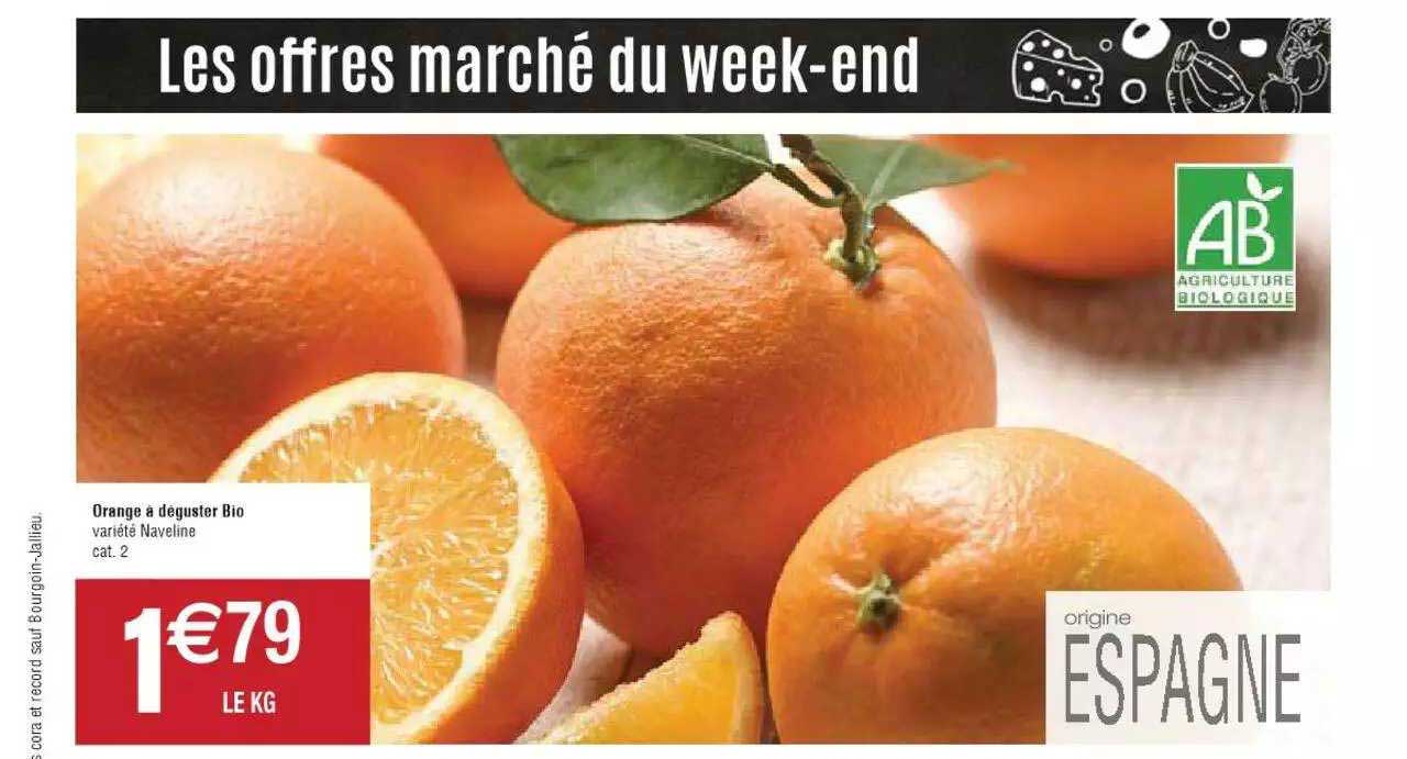 orange à déguster bio