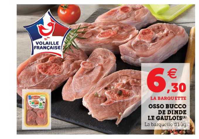 osso bucco de dinde le gaulois
