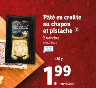 pâté en croûte au chapon et pistache