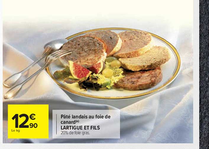 pâté landais au foie de canard lartigue et fils