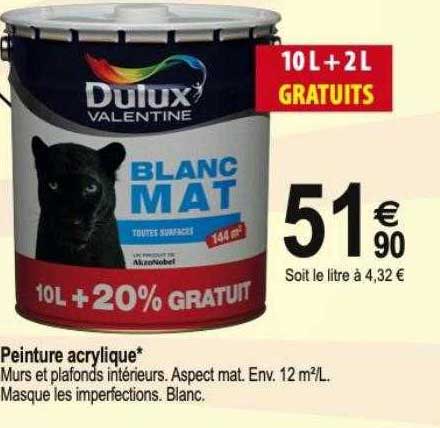 Peinture Acrylique Dulux Valentine