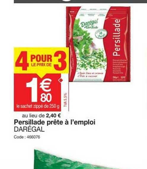 Persillade Prête à L'emploi Darégal