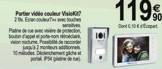 portier vidéo couleur visioKit7