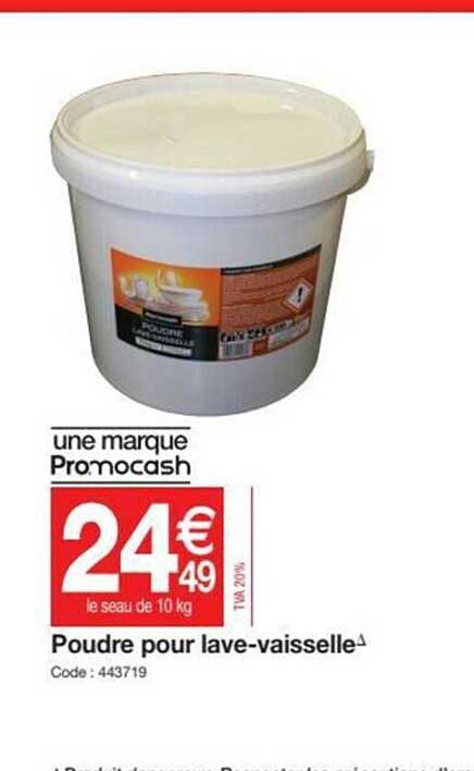 poudre pour lave-vaisselle