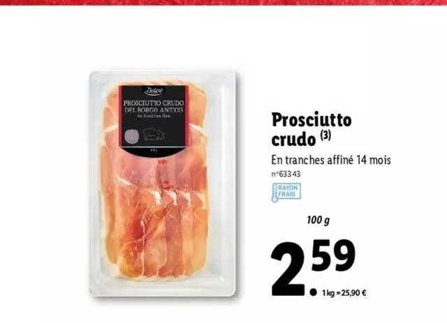 prosciutto crudo deluxe