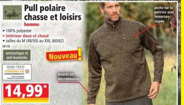 Pull Polaire Chasse Et Loisirs