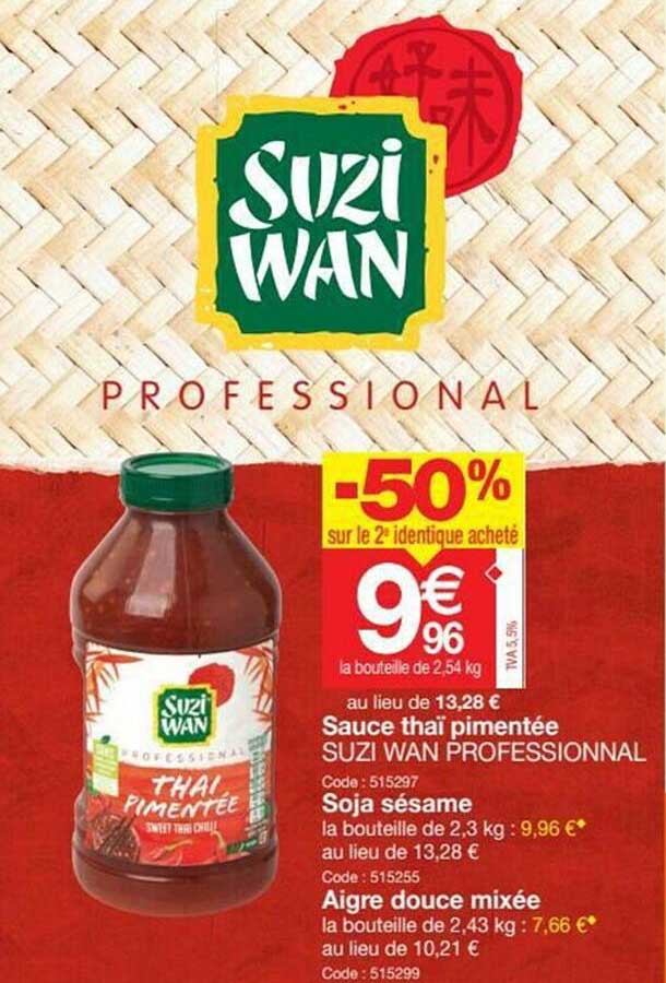 sauce thaï pimentée suzi wan professionnal