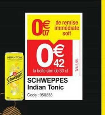 schweppes indian tonic