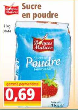 sucre en poudre bonnes malices