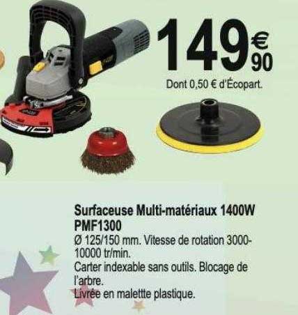 surfaceuse multi-matériaux 1400w pmf1300