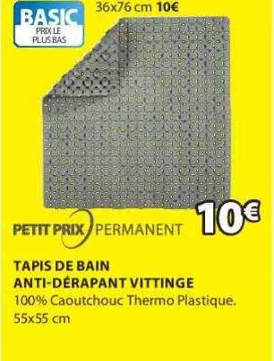 Tapis De Bain Anti-dérapant Vittinge