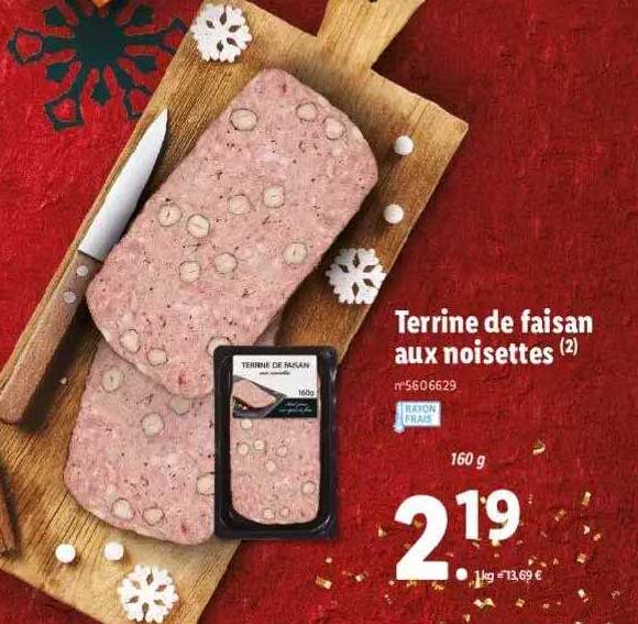 terrine de faisan aux noisettes