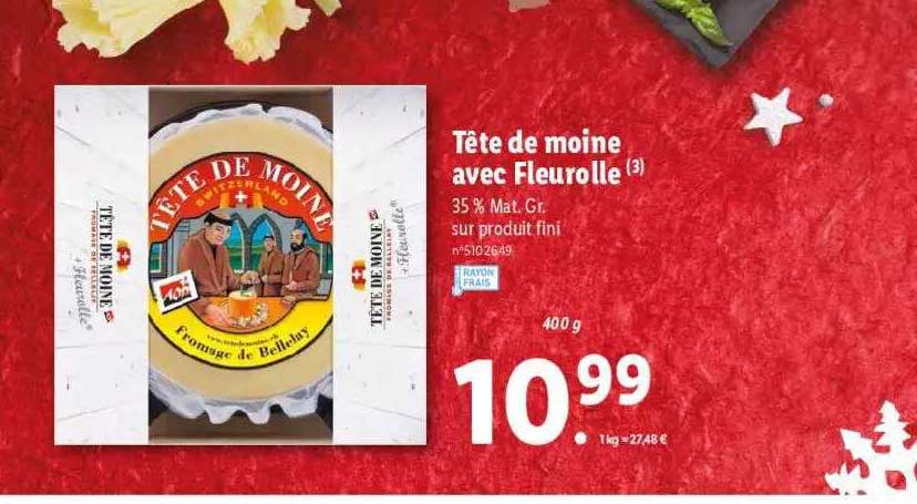 Tête De Moine Avec Fleurolle
