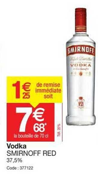 Vodka Smirnoff Red