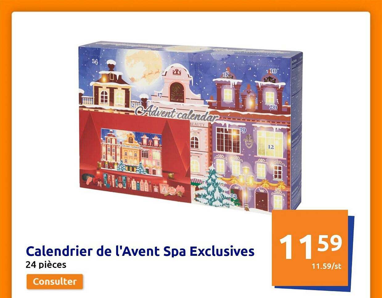 calendrier de l'avent spa exclusives