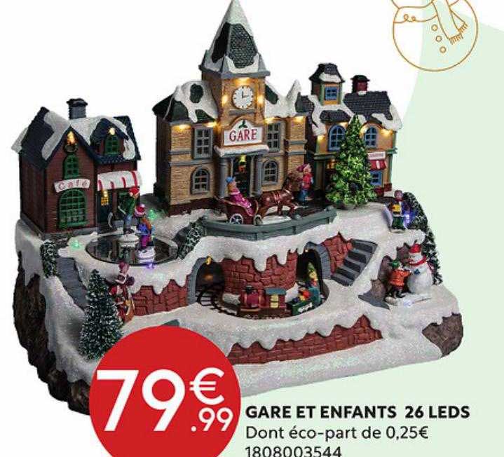 Gare Et Enfants 26 Leds