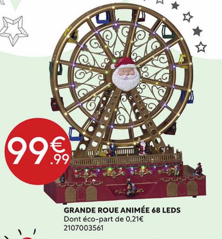 Grande Roue Animée 68 Leds