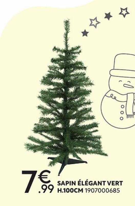 sapin élégant vert