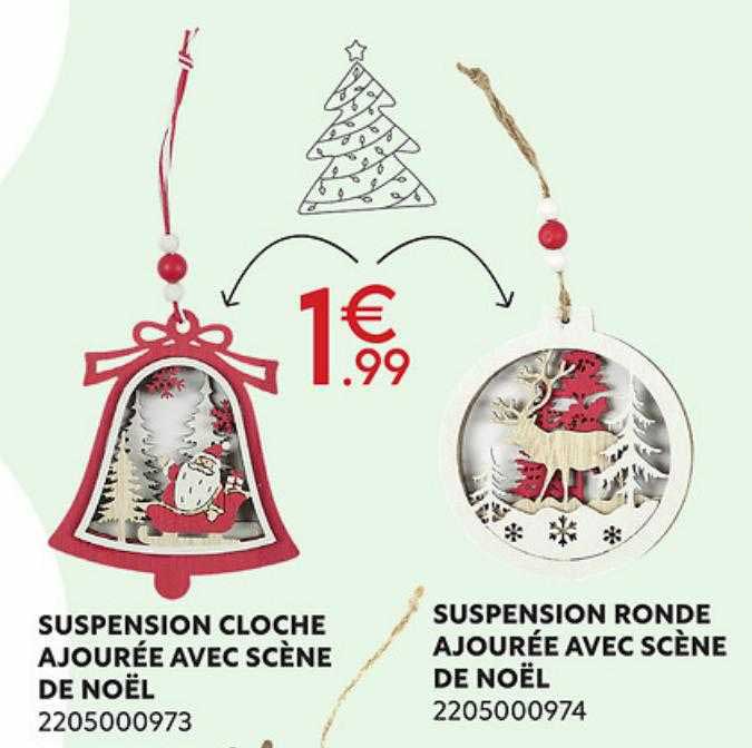 suspension cloche ajourée avec scène de noël, suspension ronde ajourée avec scène de noël