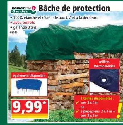 Bâche De Protection Powertec Garden