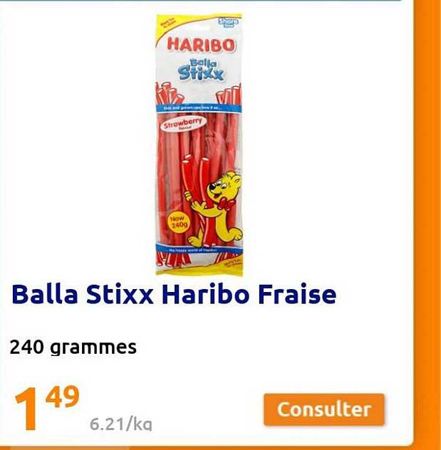 balla stixx haribo fraise