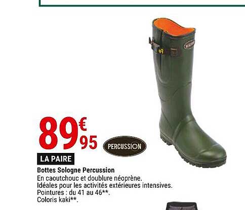 bottes sologne percussion