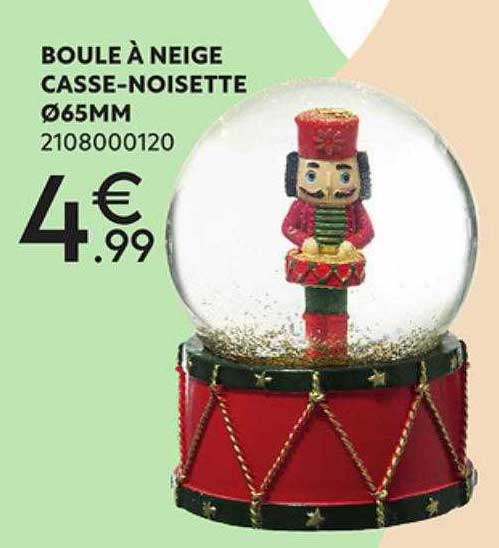 boule à neige casse-noisette ø 65 mm