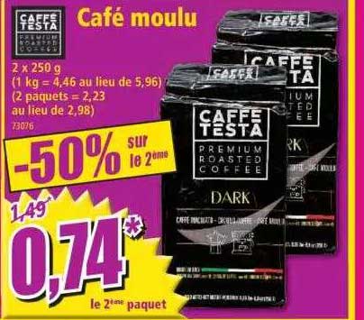 café moulu caffe testa