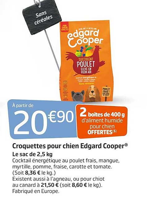 Croquettes Pour Chien Edgard Cooper