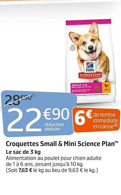 croquettes small & mini science plan