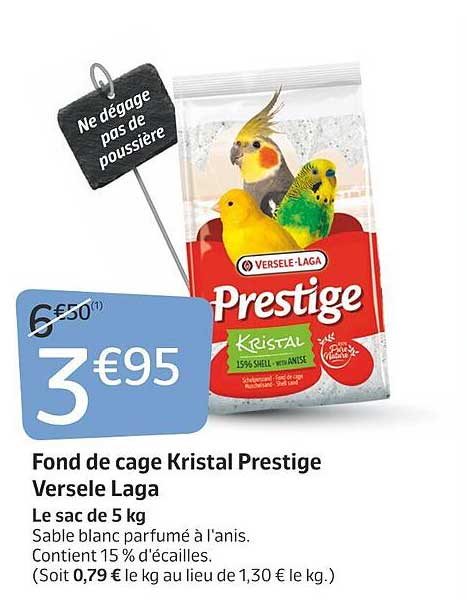 fond de cage kristal prestige versele laga