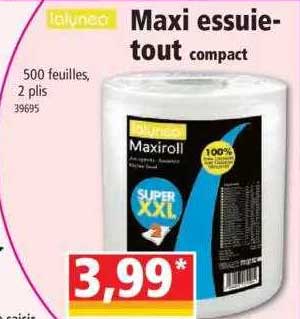 maxi essuie-tout compact lalynea