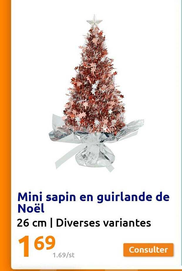 Mini Sapin En Guirlande De Noël