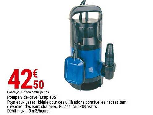 pompe vide-cave "ecop 105"