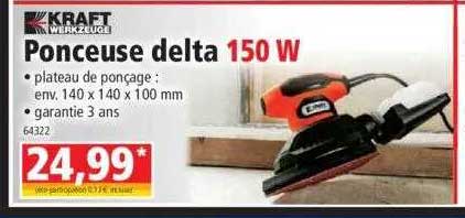 ponceuse delta 150 w kraft werkzeuge