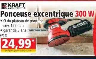 ponceuse excentrique 300 w kraft werkzeuge