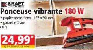 ponceuse vibrante 180 w kraft werkzeuge