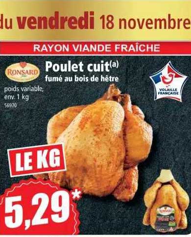 Poulet Cuit Fumé Au Bois De Hêtre Ronsard
