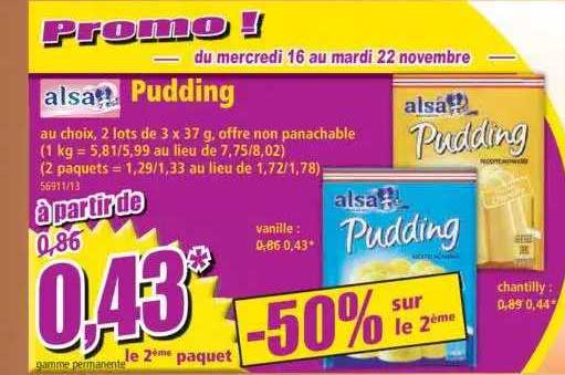pudding alsa