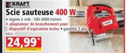 scie sauteuse 400 w kraft werkzeuge
