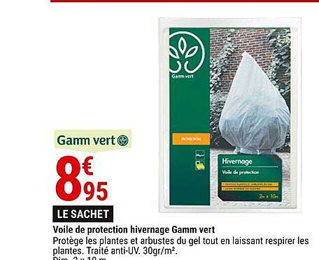 Voile De Protection Hivernage Gamm Vert