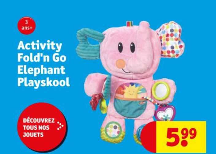 activity fold'n go elephant playskool