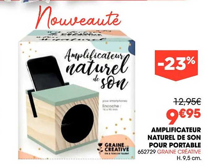 amplificateur naturel de son pour portable