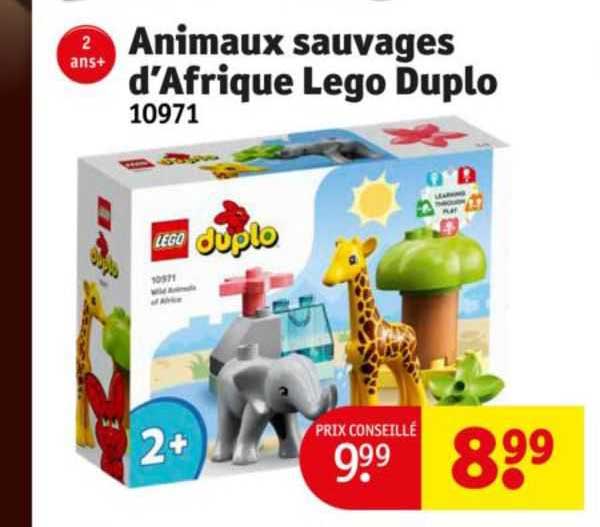 animaux sauvages d'afrique lego duplo