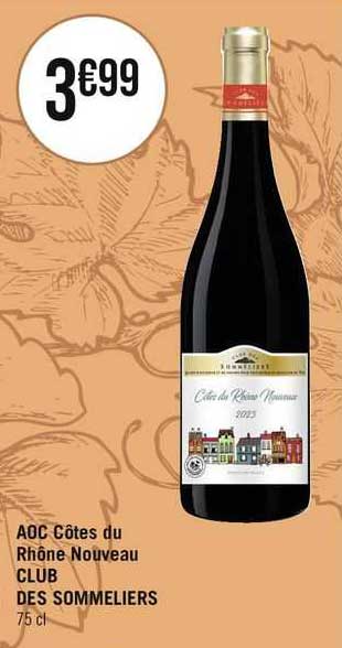 aoc côtes du rhône nouveau club des sommeliers
