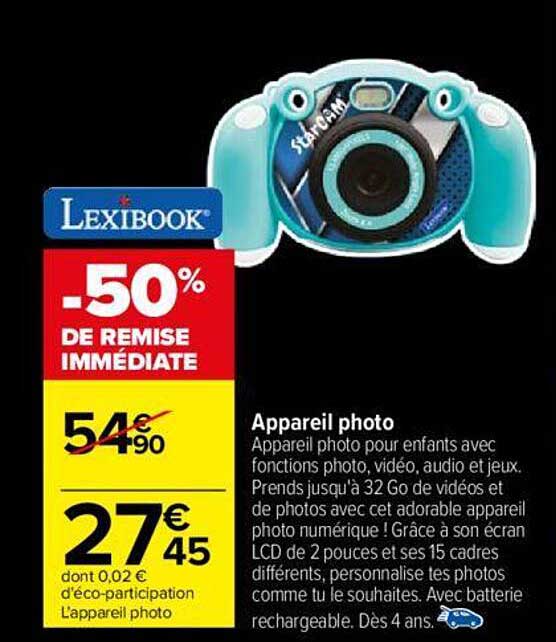 Appareil Photo Lexibook