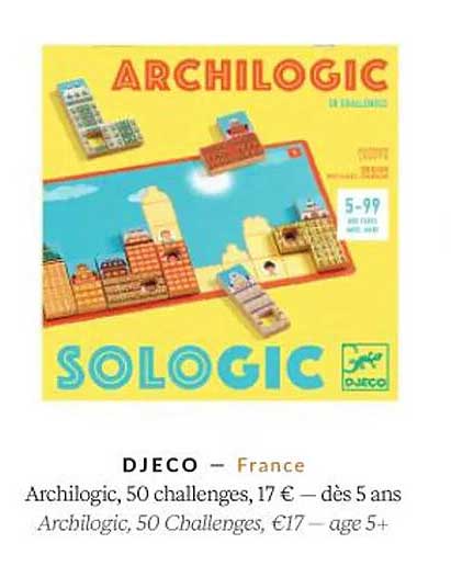 archilogic, 50 challenges - djeco